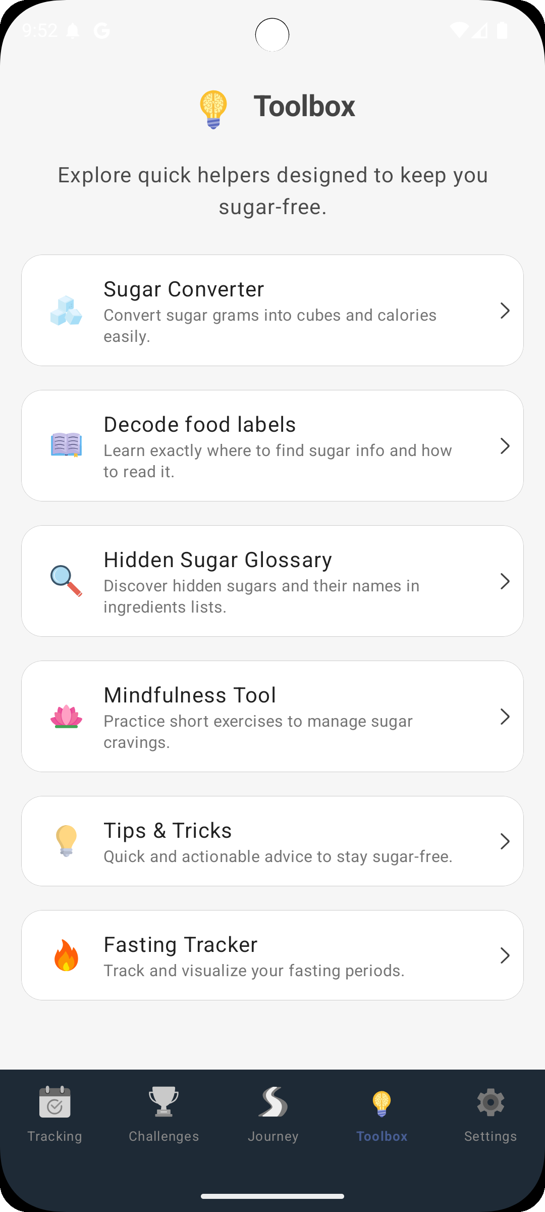 No Sugar Challenge screenshot 03